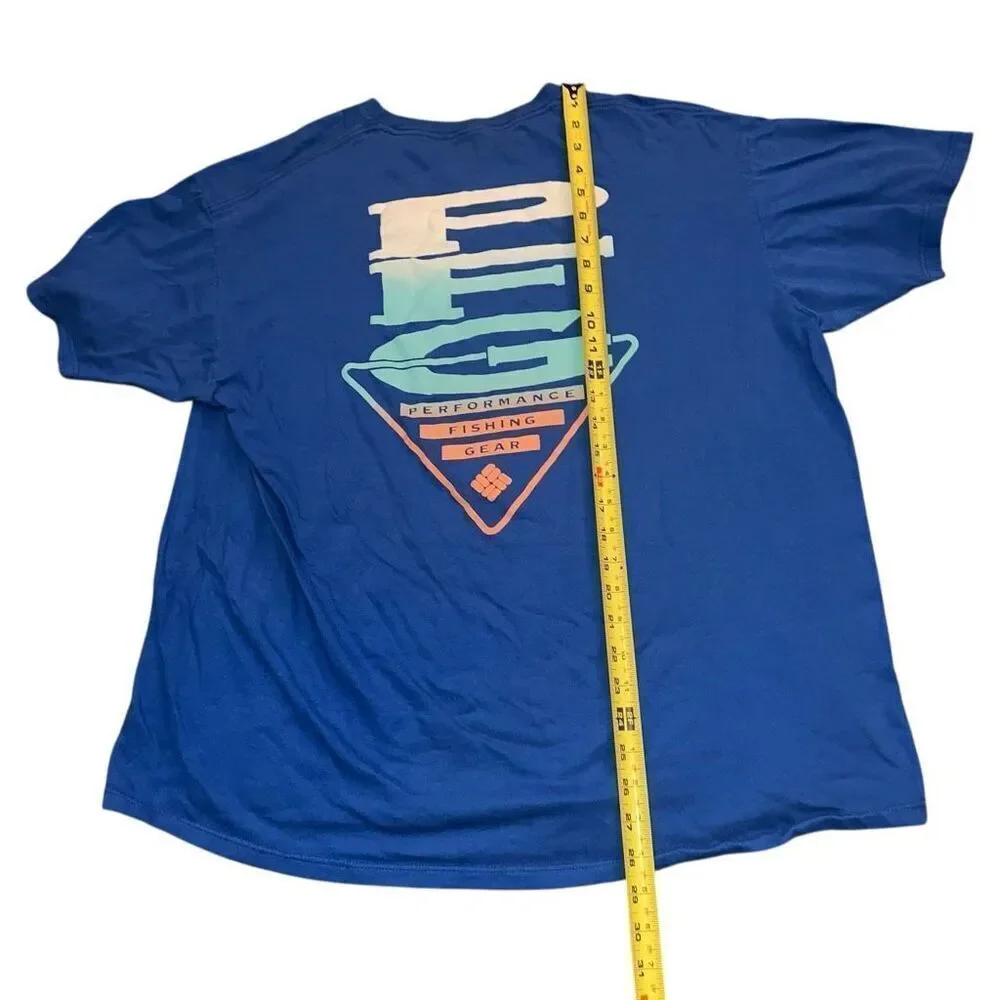 COLUMBIA PFG Men’s Blue Graphic T-Shirt Size XXL - Picture 5 of 6